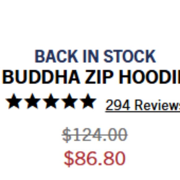 True Religion Buddha Full Zip Hoodie Navy Blue 2X XXL Mens Sweatshirt - Picture 8 of 8